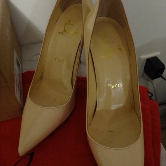 Christian Louboutin patent leather mid heel - Picture 4 of 5